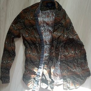 5 for $25! American Eagle Outfitters Men's Geometric Pattern Jacket